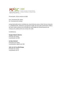 Nota Técnica Conjunta 1/2020/CIJE/CDH. Atuação do MP no encaminhamento de crianças e adolescentes aos serviços de saúde
