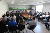 Em reunião, MPSC orienta FCF e clubes de futebol sobre encaminhamento de laudos técnicos para liberação de estádios em 2023