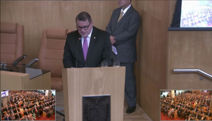 PGJ representa o CNPG na posse de Francisco Zanicotti