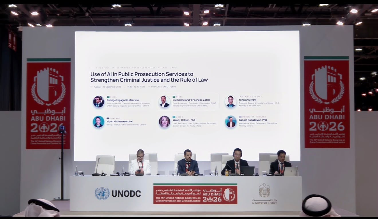 Promotor de Justiça do MPSC participa de Congresso da ONU sobre prevenção ao crime em Abu Dhabi